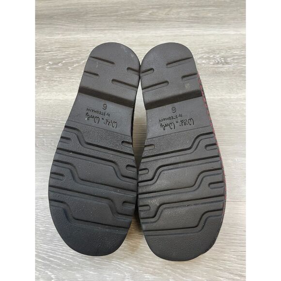 Wild' n Wooly by Stegmann Women's Oxford Ankle Lace Up Pure Wool 6 Black Shoes - Picture 6 of 10